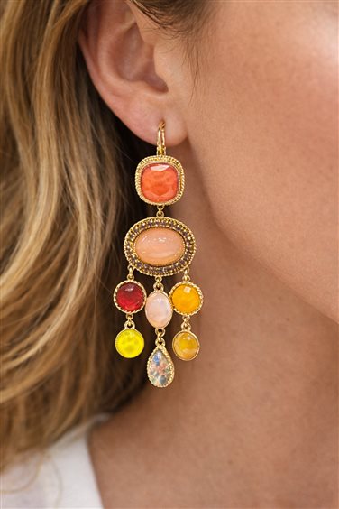 Boucles d'oreilles Satellite Femme in  Alliage Métallique LOU09DO/R - LOU09DO/R